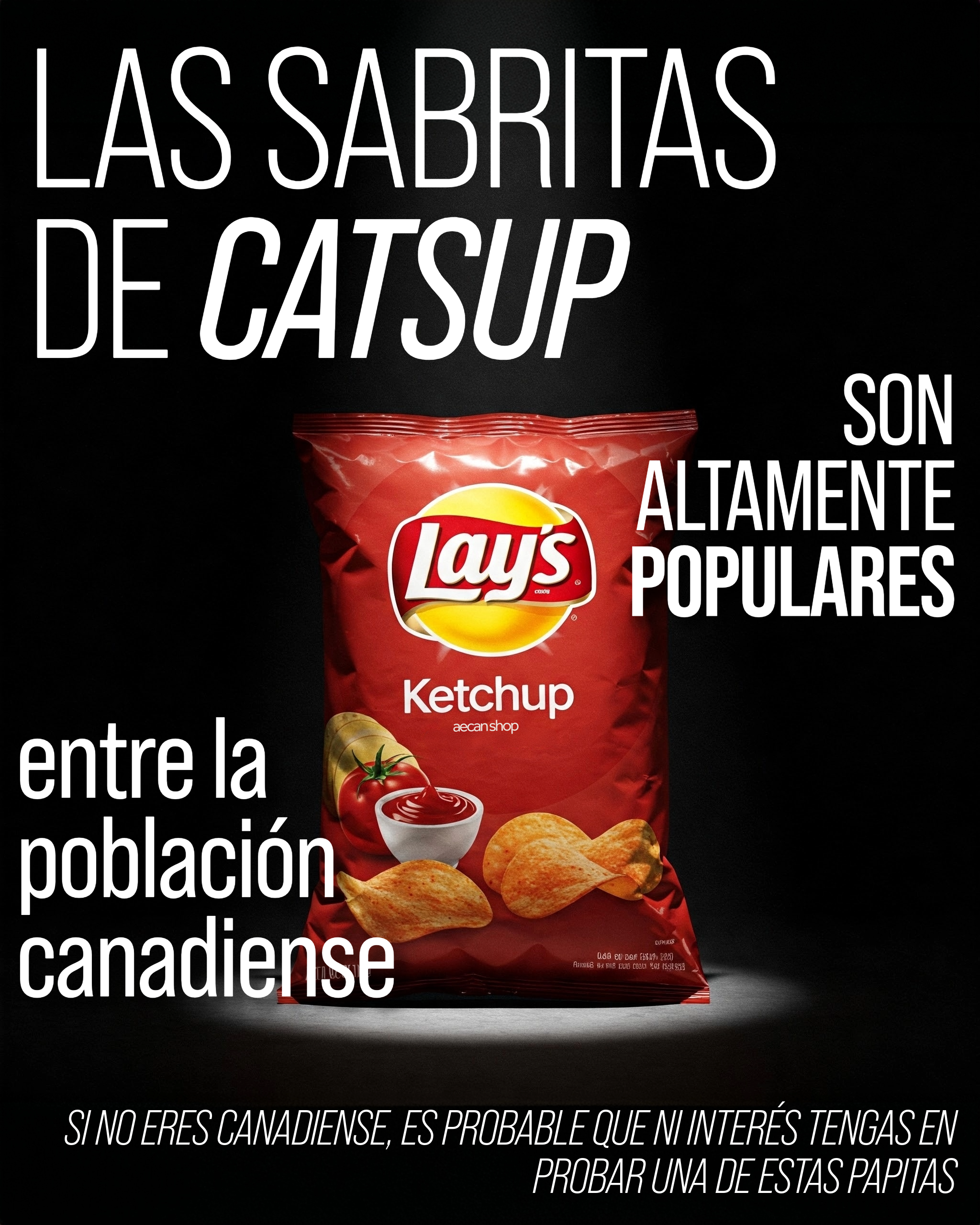 Datos curiosos fact: ketchup chips are highly popular among Canadians